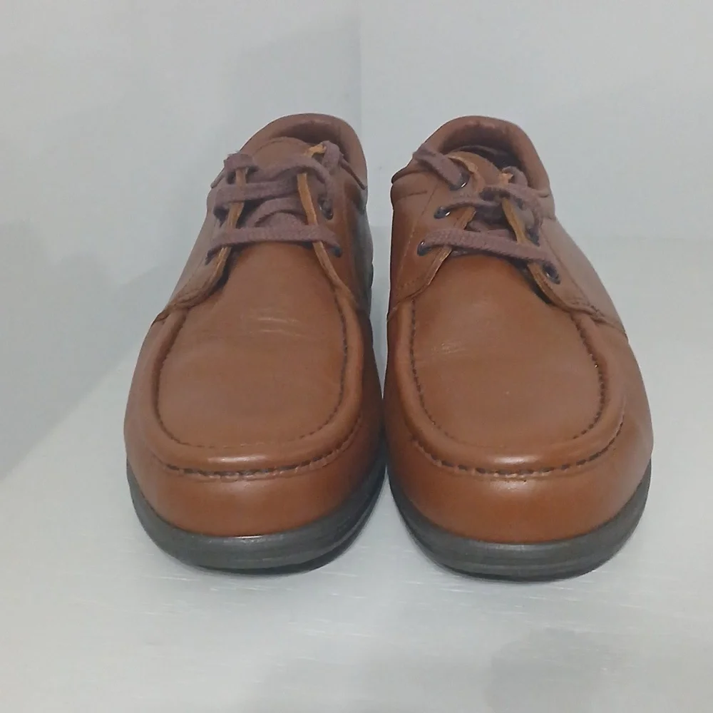 Red Wing Men's Size 12 EE Low Cut Oxford Shoes Congac Brown Leather Gentle Used